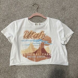 Altar’d state cropped oversized tee
